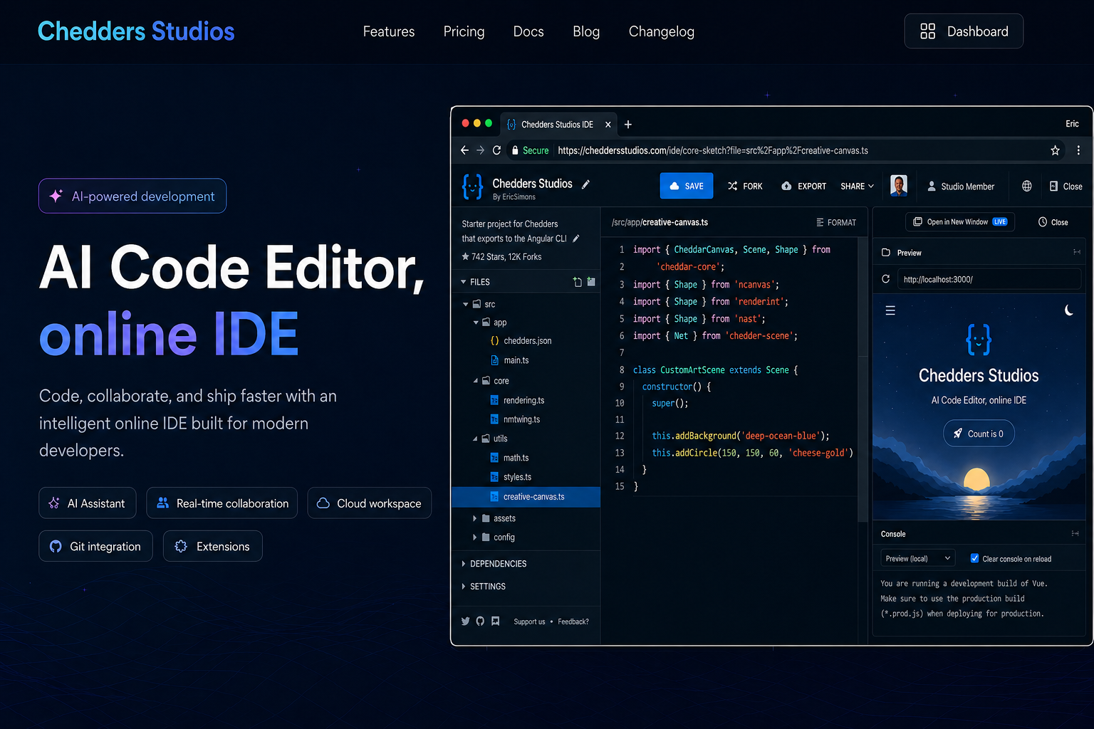 Chedders Studios IDE